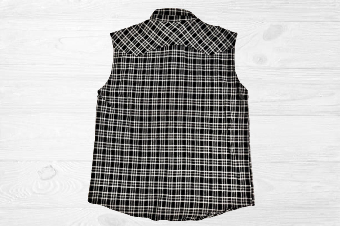 Flannel Bearded Black & White