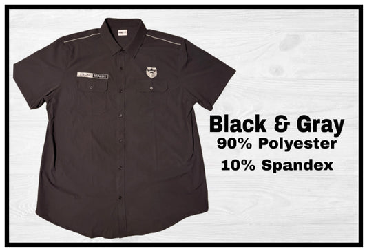 Strong Beard Black & Gray Shirts