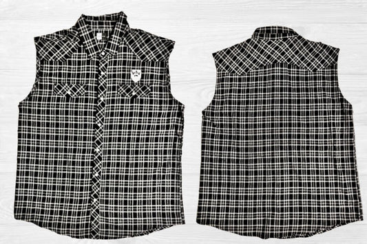 Flannel Bearded Black & White